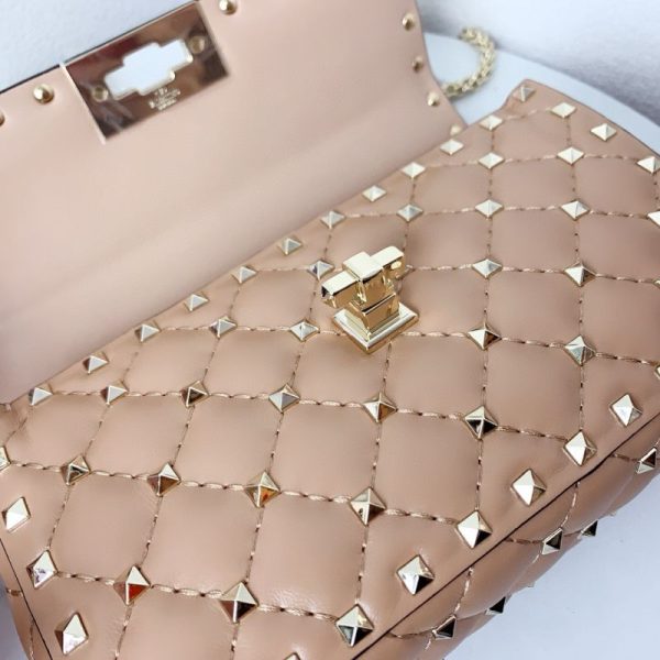 Small Nappa Rockstud Spike Bag