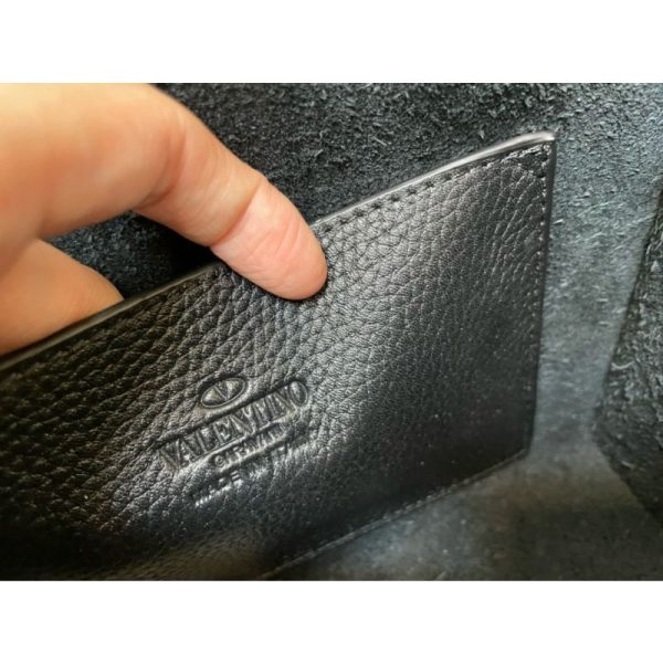 Small Rockstud Grainy Calfskin Crosbody Bag