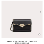 Small Rockstud Grainy Calfskin Crosbody Bag