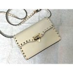Small Rockstud Grainy Calfskin Crosbody Bag