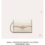 Small Rockstud Grainy Calfskin Crosbody Bag