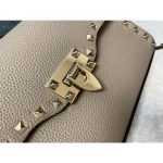 Small Rockstud Grainy Calfskin Crosbody Bag