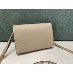 Small Rockstud Grainy Calfskin Crosbody Bag