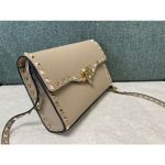 Small Rockstud Grainy Calfskin Crosbody Bag