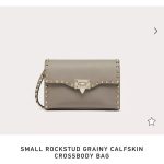 Small Rockstud Grainy Calfskin Crosbody Bag