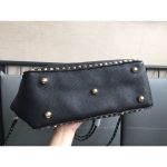 Medium Grainy Calfskin Rockstud Bag