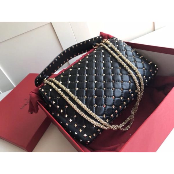 Medium Nappa Rockstud Spike Bag