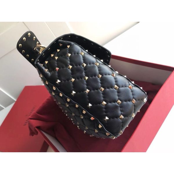 Medium Nappa Rockstud Spike Bag