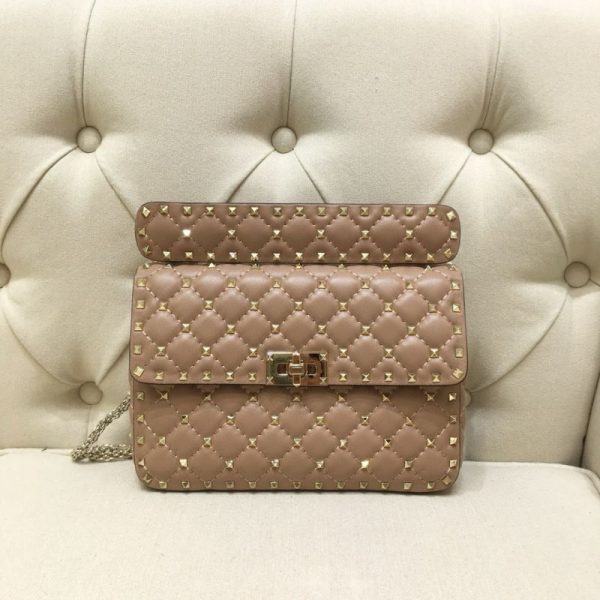 Medium Nappa Rockstud Spike Bag