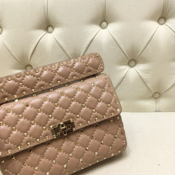 Medium Nappa Rockstud Spike Bag