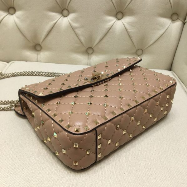 Medium Nappa Rockstud Spike Bag
