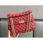 Medium Nappa Rockstud Spike Bag