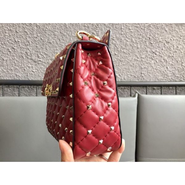 Medium Nappa Rockstud Spike Bag