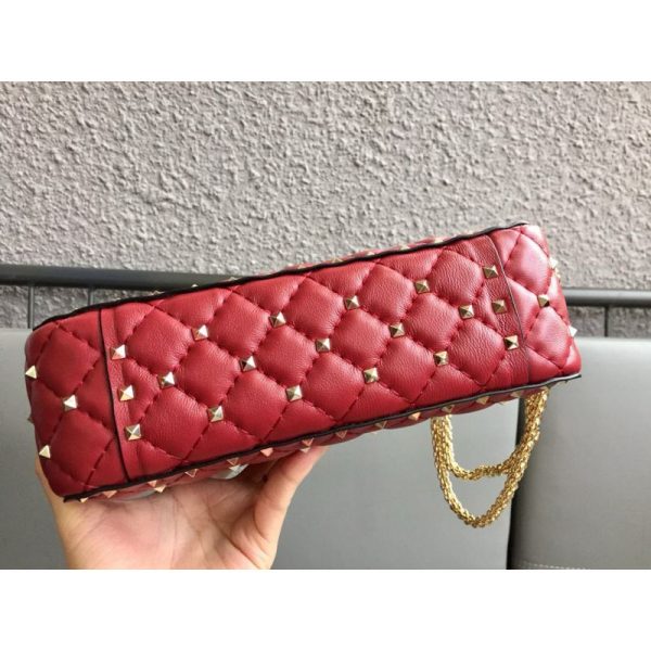 Medium Nappa Rockstud Spike Bag