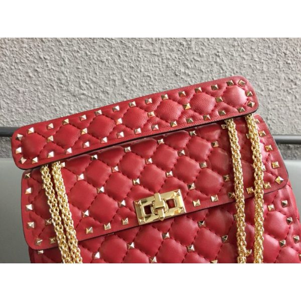 Medium Nappa Rockstud Spike Bag