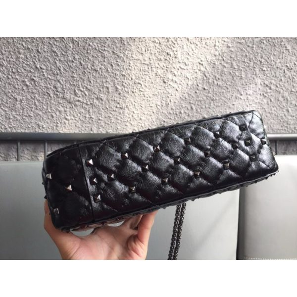 Medium Nappa Rockstud Spike Bag