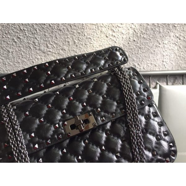Medium Nappa Rockstud Spike Bag