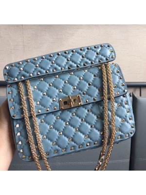 Medium Nappa Rockstud Spike Bag